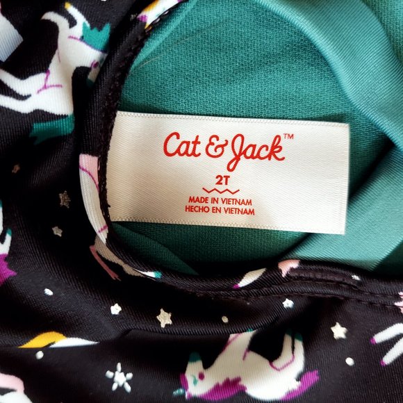 🎁5/$25-Unicorn 1-piece bathing suit, size 2T - Picture 6 of 8